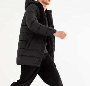 Custom Oversized Winter Hooded Puffer Jacket Outerwear with Front Logo Waterproof & Windproof Heated Unisex - Product Image 4