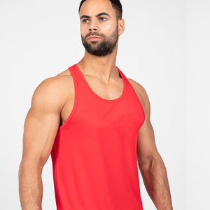 Men's Breathable High Quality Tank Top Unique Round Neck Design with Breathable Fabric Gym <b>Singlet</b> for <b>Running</b> Printed - Product Image 2