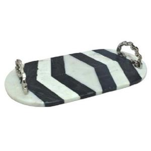 Planche à découper en bois de marbre d'artisanat indien de haute qualité Design unique Cuisine décorative pour la maison Produit écologique - Product Image 1