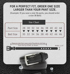 Ceintures tendance pour hommes en cuir de vachette élégantes et personnalisées en cuir avec logo personnalisé Options disponibles au prix de gros - Product Image 2