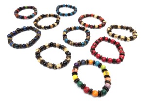 Handmade Seed <b>Beaded</b> <b>Bracelet</b> Eco-Friendly Fashion Artisan Jewelry with Natural Beads in Colorful Designs - Product Image 2