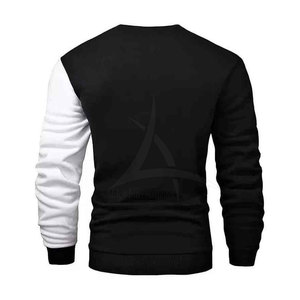 Sweat-shirt décontracté pour homme en vente chaude - Impression numérique personnalisée 100% coton écologique confortable Couleurs personnalisées Logo - Product Image 2
