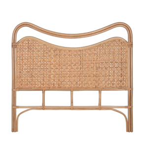 Natural <b>Rattan</b> Headboard King Queen Size Handwoven Cane <b>Bed</b> Back For Hotel Projects Wholesale Bedroom Furniture, Made In Vietnam - Product Image 1