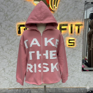 Private label personalized logo most Demanded <b>Red</b> <b>Zipper</b> <b>hoodie</b> Printed factory made cheap price hoodies men men's hoodies - Product Image 3