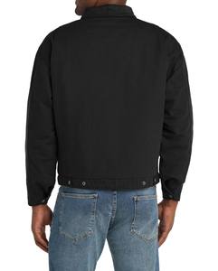 New Men's Casual Jacket For Autumn Vintage Style Thickened Stand Collar New Washed Denim Top Canvas <b>Fabric</b> - Product Image 4