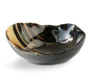 Bol en corne de buffle poli de qualité supérieure, fait à la main, pour ustensiles de cuisine et vaisselle, compatible lave-vaisselle, écologique - Product Image 5