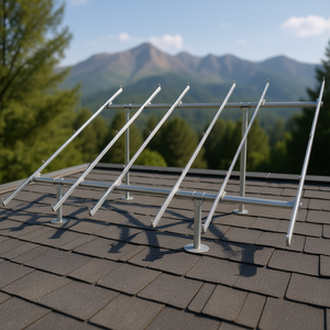 Kit de fixation solaire pour toiture en tuiles d'asphalte en aluminium pour système de 8 kW - Product Image 3