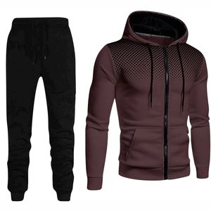 ชุดกีฬาลำลองสำหรับผู้ชายชุดวิ่งขนแกะระบายอากาศได้ดีพิมพ์ลายแบบปกติสำหรับวิ่งจ๊อกกิ้งวิ่ง - Product Image 4