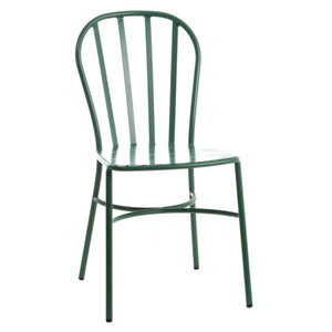 Chaise de salle à manger en métal à cadre en fer la plus vendue Finition de revêtement en poudre de meubles d'intérieur bon marché pour salon et chambre à coucher - Product Image 2
