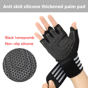 Gants de sport en cuir et néoprène pour l'exercice de musculation - Product Image 3