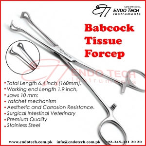 Adson คีมปากคีบ TC 5ใช้มือเครื่องมือผ่าตัดวัสดุเหล็กสำหรับหูตาจมูกและลำคอ - Product Image 6