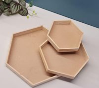 Plateau de service en bois artisanal pour cuisine, salon, bureau, comptoirs, surface lisse et polie, design moderne pour la vaisselle