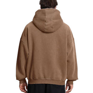 Sudadera con Capucha y Cierre de Cremallera para Hombre, Estilo Lavado Ácido, Corte Regular, Felpa, 100% Algodón, Transpirable, Secado Rápido, Servicio OEM - Product Image 4
