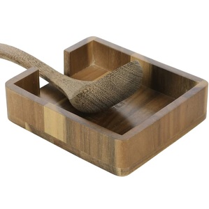 2024 superventas cuchara de madera descanso cuchara decorativa en forma de tenedor para el hogar cocina restaurante regalo de boda ornamento - Product Image 3