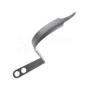 C Retractor 14 pulgadas 22mm hoja en ángulo recto redondeado extremo romo dos agujeros Retractor ortopédico quirúrgico - Product Image 2