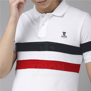 Polo homme de qualité supérieure, en coton respirant, décontracté, avec logo personnalisé, polo d'été en vente - Product Image 5