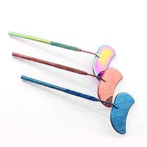 แหนบต่อขนตาสแตนเลสญี่ปุ่น ความแม่นยำสูง คุณภาพเยี่ยม พร้อมกระจกตรวจสอบขนตาแบบมีด้ามจับ - Product Image 5