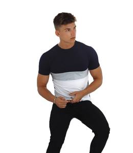 เสื้อยืดแขนสั้นแฟชั่นใหม่สำหรับผู้ชายเสื้อยืดระบายอากาศมีสามสีออกแบบได้ตามต้องการขนาดโลโก้ O-คอ - Product Image 2