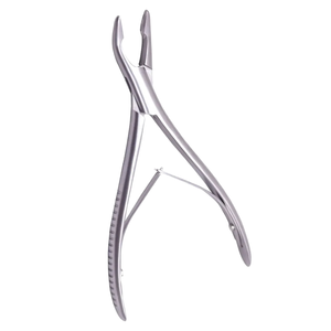 Rongeur nasal Mead Bone 14,5 cm à extrémité ronde courbée 5 mm en acier inoxydable allemand, instruments de chirurgie générale manuels - Product Image 1