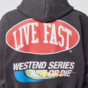 Meilleure qualité nouveauté unisexe fermeture éclair pull à capuche coton Street Wear polaire hommes brodé motif de créateur anti-rétrécissement - Product Image 6