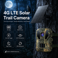 Caméra de chasse sans fil Sensvision à vision nocturne infrarouge 850/940 nm alimentée par l'IA, avec capteur CMOS, 4G LTE, solaire, étanche IP66