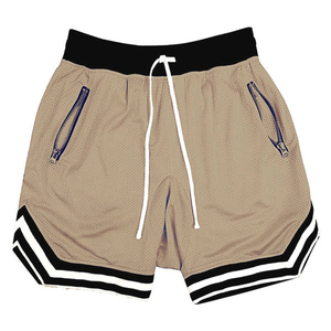 Bsci vente en gros vêtements de sport shorts de basket-ball pour hommes maille pantalons courts d'été à séchage rapide short à cordon - Product Image 3