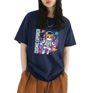 Camisetas Estampadas de Alta Calidad para Mujer, Ropa de Calle Informal, Camisetas con Estampado Personalizado para Hombre, Nuevo Diseño - Product Image 1