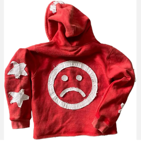 Nouveauté : Sweat à capuche oversize pour homme, effet usé, délavé à l'acide, style streetwear, 100% coton, sweat à capuche d'hiver - Product Image 6