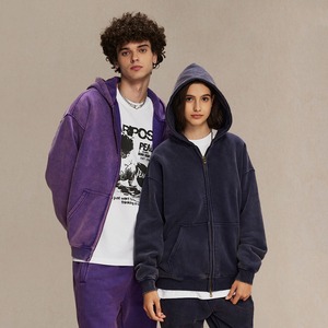 Sweat à capuche en polaire épaisse de 350 g, nouveau design Archer, marron, unisexe, hiver, ODM, sweat à capuche de luxe personnalisé en vrac - Product Image 5