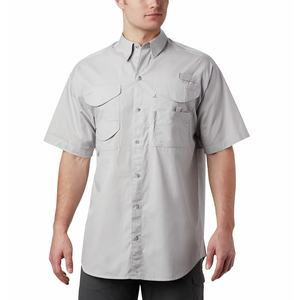 Camisa informal de estilo Safari para hombre de algodón 100%, ropa a granel de otoño, ropa mixta, fardo de manga corta, camisa de gran tamaño para exteriores de Color sólido - Product Image 1