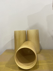 แก้วไม้ไผ่รักษ์โลก ทรงกระบอก ดีไซน์มินิมอล ความจุ 400 มล. แก้วชา - Product Image 3