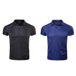 OEM al por mayor de los hombres de manga corta personalizada para Polo de alta calidad Jersey de punto de impresión sólida patrones camisetas antiarrugas - Product Image 4