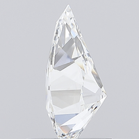Diamant en vrac de 1,17 carat, forme poire, couleur CVD D, clarté VVS2, IGI, pour bijoux personnalisés, bagues de fiançailles