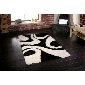 Handmade Hiện Đại Trừu Tượng Fluffy Polyester Thảm Thảm Dày Xù Xù Xì Á Hậu Cho Phòng Khách Sạn Bền Dệt Khu Vực Thảm - Product Image 3