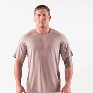 Camisetas transpirables hechas a medida para hombre 2025, camiseta lisa ajustada de mezcla de algodón de manga corta con logotipo personalizado para uso diario - Product Image 5