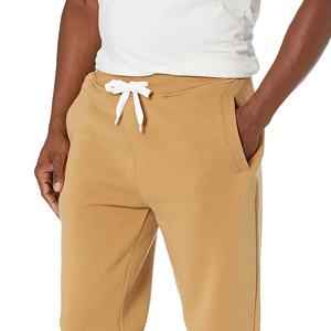 กางเกงจ็อกเกอร์ผู้ชายผ้าคอตตอนผสมโพลีเอสเตอร์เนื้อหนาคุณภาพสูง ผ้าฟลีซคอตตอนแบบกำหนดเอง ทรงขาตรง ล้างสีแล้ว - Product Image 6