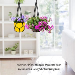 Anging lanter ndoor, acramé Lant, Angers para ndoor y utdoor - Product Image 2