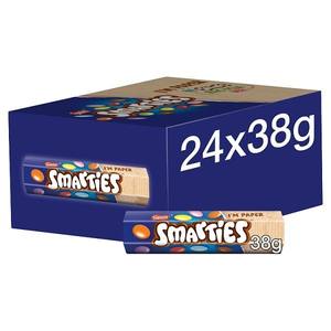 Chocolate con leche SmartiesMilk en tubo de calidad europea, 38g (Paquete de 24) en venta - Perfecto para disfrutar de un bocadillo sobre la marcha - Product Image 2