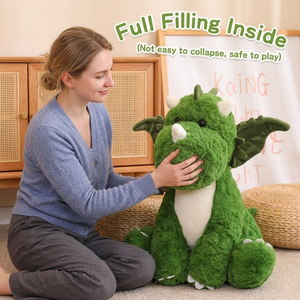 Aika Figurine de dragon Wyvern multicolore mignonne, jouet en peluche, décoration de chambre, cadeau - Product Image 3