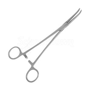 Pinzas Arteriales Heiss de Alta Calidad de 8 Pulgadas Curvas con Serraciones Laterales, Instrumento Médico Quirúrgico - Product Image 2