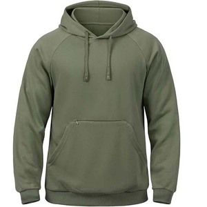 Jersey liso al por mayor de peso pesado para hombre Premium 100% sudaderas con capucha de algodón nuevo diseño básico impreso logotipo para invierno bordado - Product Image 4