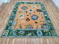 Décoration de salon de luxe moderne Tapis Oushak hauts modernes faits à la main Tapis traditionnel en coton