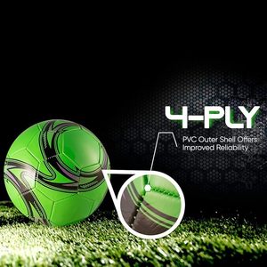 Balón de Fútbol Soccer Max Pro, Tamaño Profesional 3/4/5, Termosellado, Alta Calidad, Multicolor, para Entrenamiento al Aire Libre - Product Image 4