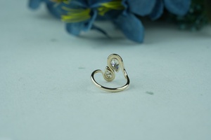 Bague en diamant de laboratoire de luxe taille poire VS1 clarté IGI SGL certifié or rose or argent fournisseur en gros - Product Image 4