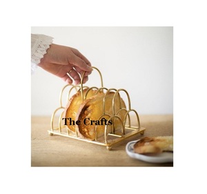 Soporte para tostadas de pan Personalizar tamaño y forma en estante para tostadas de latón para el uso de vajilla del hogar y restaurante - Product Image 2