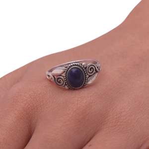 Tendance Boho Style 925 Sterling Silver Améthyste Gemstone Ring Bijoux faits à la main Placage Rhodium Cadeau de mariage pour femmes filles - Product Image 1