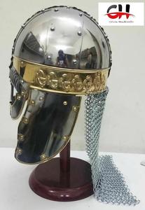 Casque d'Halloween, casque médiéval viking, armure normande, casque d'armure par Calvin Handicraft - Product Image 4