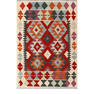 Tapis Kilim d'Afghanistan Maimana 151 X 103 cm Ensemble de tapis - Product Image 1