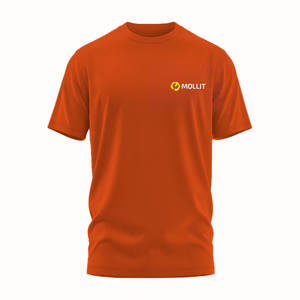 Camiseta Básica para Hombre OEM al por Mayor, Camiseta de Cuello Redondo de Manga Corta con Logotipo Personalizado, Ajuste Moderno, Tela Cómoda para Marcas de Ropa - Product Image 1