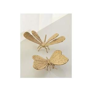 ประติมากรรมโลหะดีไซน์ผีเสื้อทันสมัยสุดหรู สำหรับตกแต่งบ้านและของขวัญงานแต่งงาน สีทอง เป็นมิตรกับสิ่งแวดล้อม ทำด้วยมือ - Product Image 5